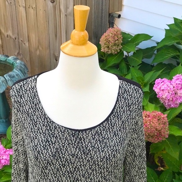 Lucy & Laurel Hi Lo Mixed Media Top - Picture 2 of 13